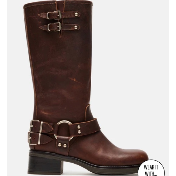 Steve Madden Shoes - Steve Madden Astor Brown Leather Boots